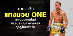 แทงมวย one เว็บไหนดี